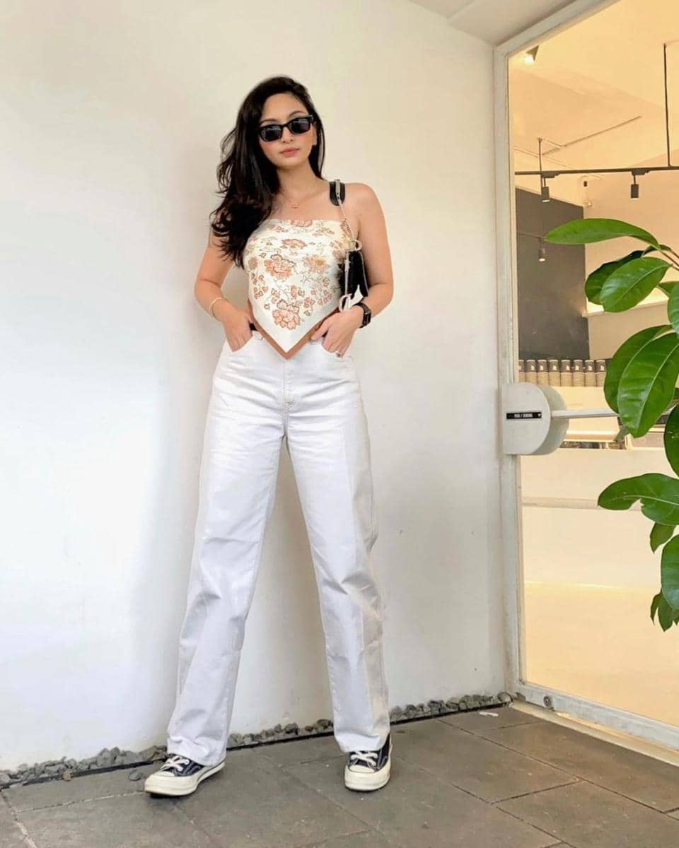 padu padan celana panjang ala Valerie Tifanka (instagram.com/valtifanka)