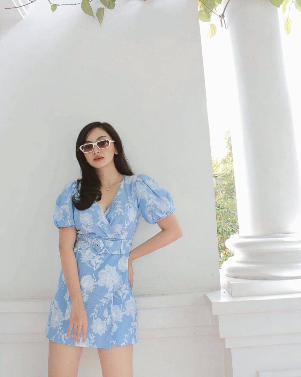 OOTD ala Valerie Tifanka dengan dress (instagram.com/valtifanka)