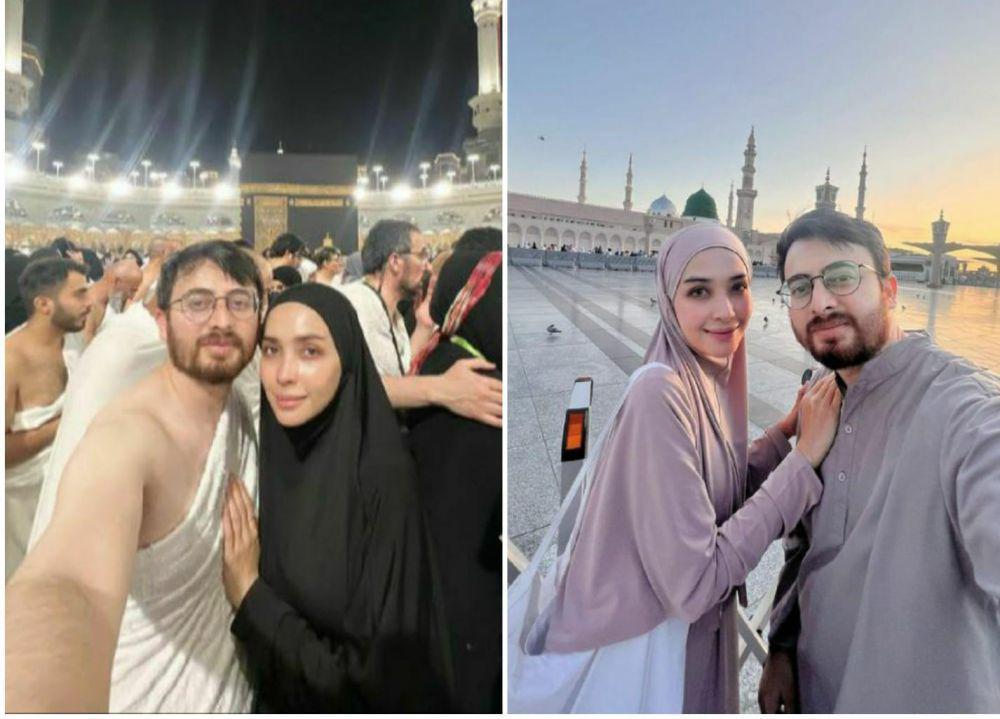 8 Momen Hamidah Rachmayanti dan Irvan Farhad Umrah di Akhir Ramadan