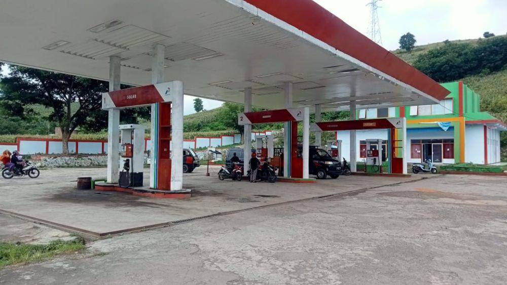 SPBU di Kabupaten Dompu pascagempa magnitudo 5,2. (dok. Pertamina)