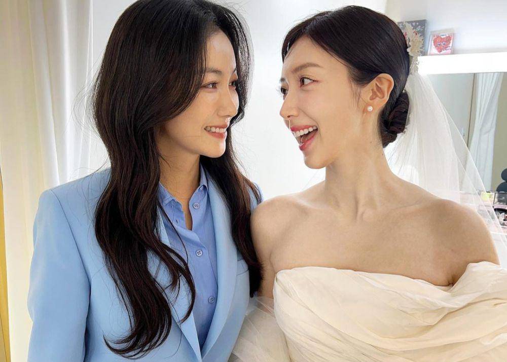 momen Kim Ok Vin dampingi Chae Seo Jin menikah (instagram.com/kimokvin)