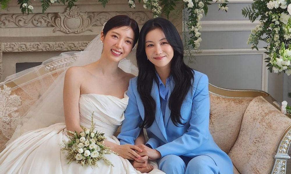7 Potret Haru Kim Ok Vin Dampingi Sang Adik, Chae Seo Jin, Menikah