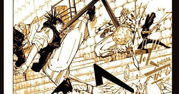 Para penyihir bekerjasama melawan Sukuna ( Dok. Shueisha / Jujutsu Kaisen )