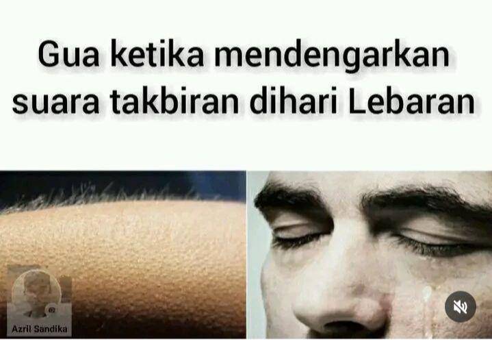 meme hari dengar takbiran (instagram.com/setiawanfbgreen)