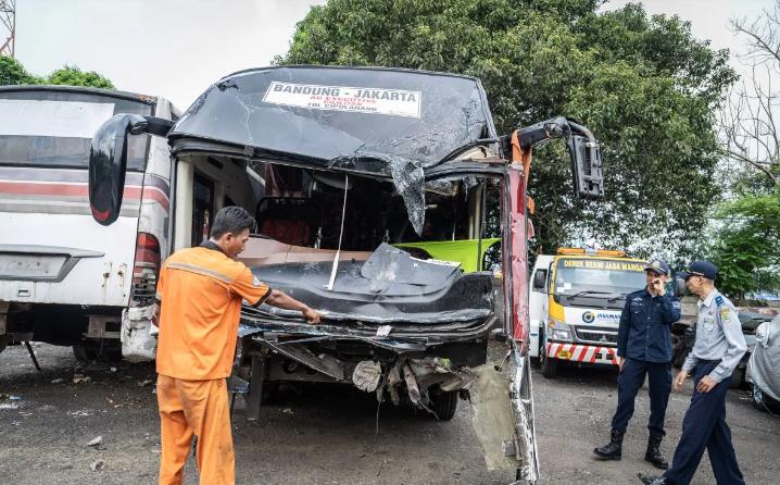 Polri: Kecelakaan KM 58 karena Gran Max Melaju 100 Km per Jam
