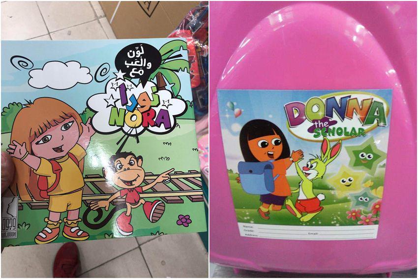 9 Barang KW Dora the Explorer, Namanya Berubah Jadi Nora