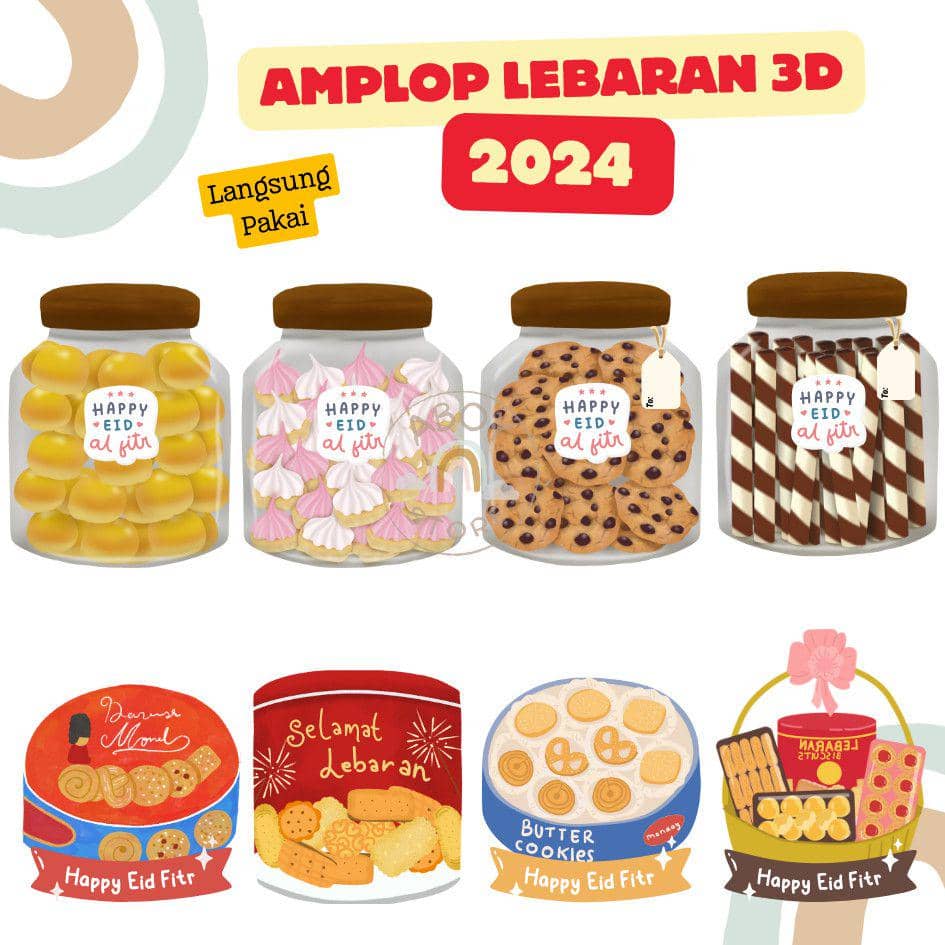 amplop lebaran untuk anak-anak (shopee.co.id)