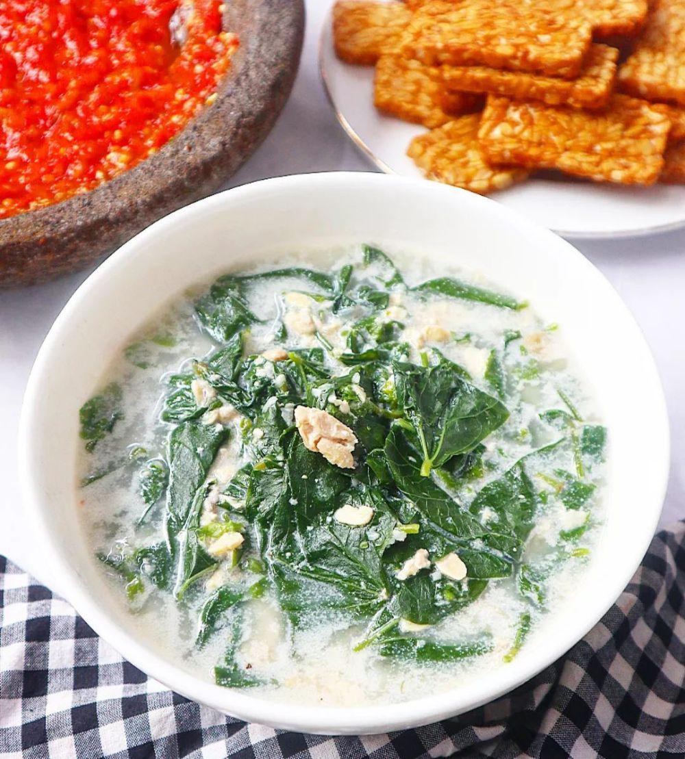 Resep Bobor Lembayung, Perpaduan Kuah Santan dan Sayur yang Gurih