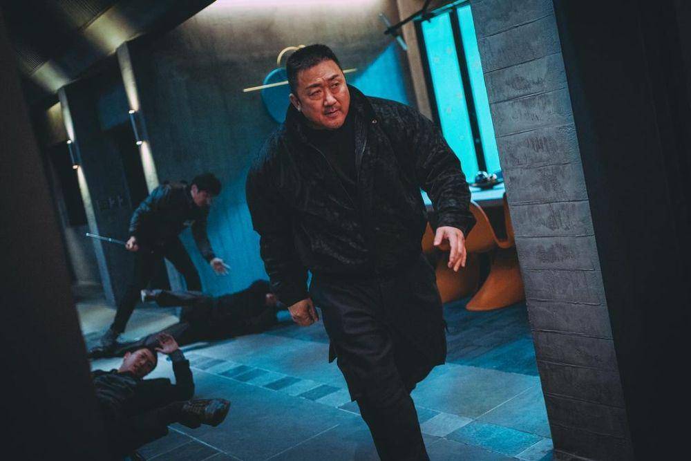 cuplikan Ma Dong Seok di film The Roundup: Punishment (instagram.com/ba_enter)