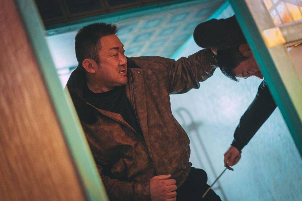 cuplikan Ma Dong Seok di film The Roundup: Punishment (instagram.com/ba_enter)