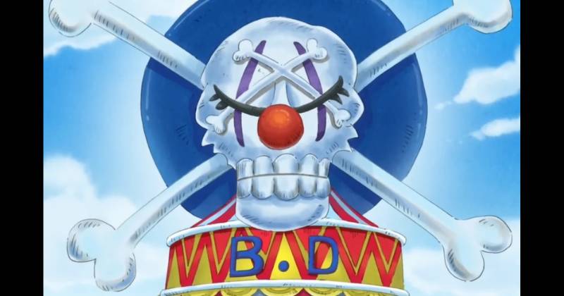 Jolly Roger di tenda Buggy's Delivery. (Toei Animation/One Piece)