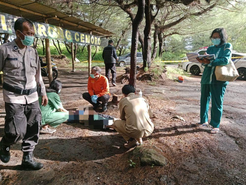 Pemancing Temukan Mayat Perempuan di Pantai Lorong Cemoro Bantul