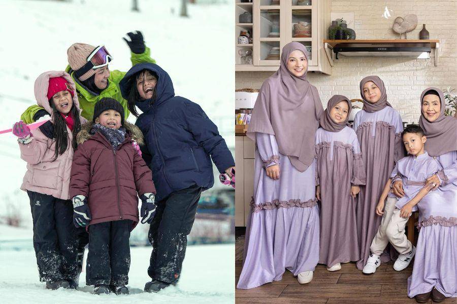 OOTD Natasha Rizky dan Anak-anaknya (instagram.com/natasharizkynew)