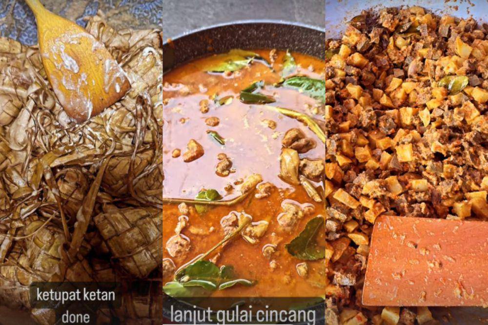 potret Ussy masak besar untuk Lebaran (instagram.com/ussypratama)
