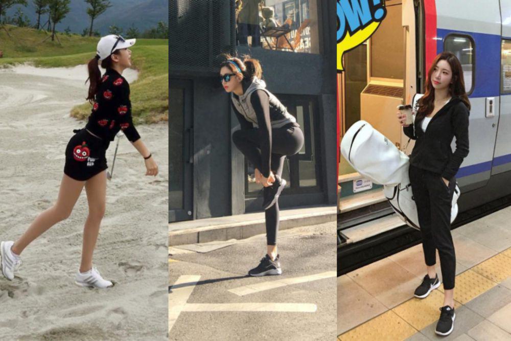 9 Inspirasi Outfit Olahraga ala Ye Jung Hwa, Simpel Banget!