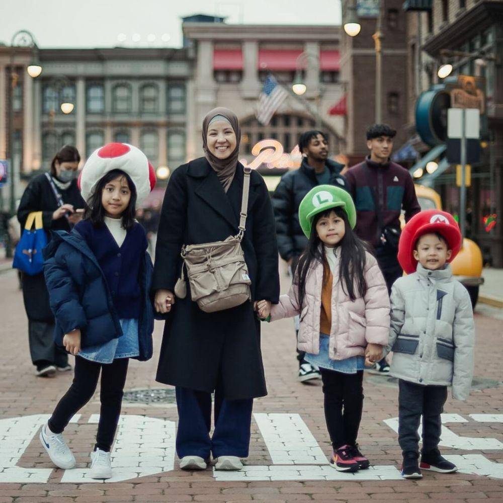 OOTD Natasha Rizky dan Anak-anaknya (instagram.com/natasharizkynew)