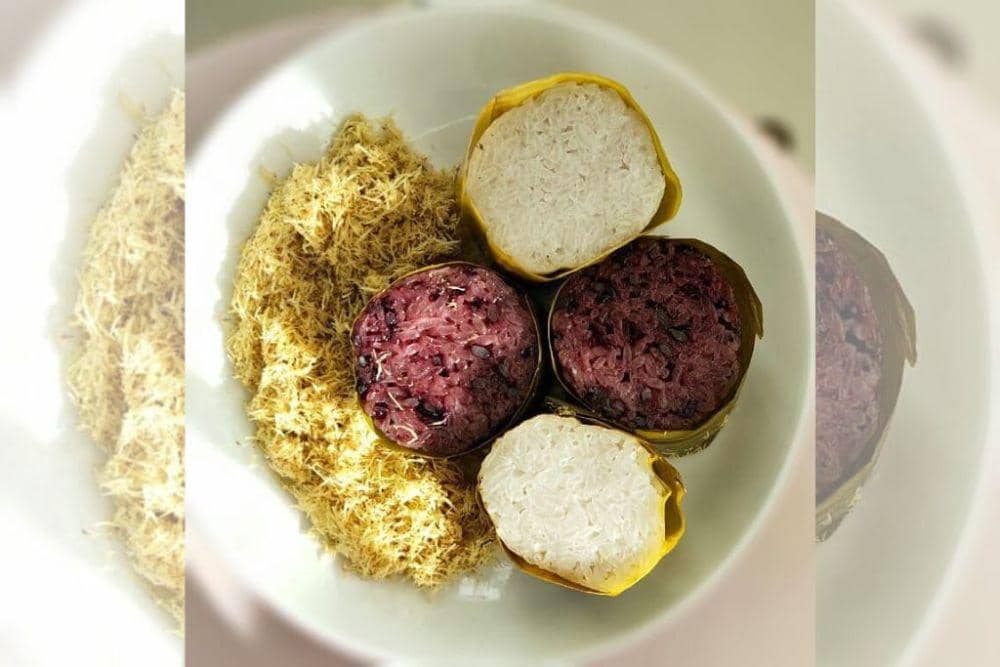 Ilustrasi lammang. (Dok. Inggrid Herman - Instagram.com/inggrid_herman)