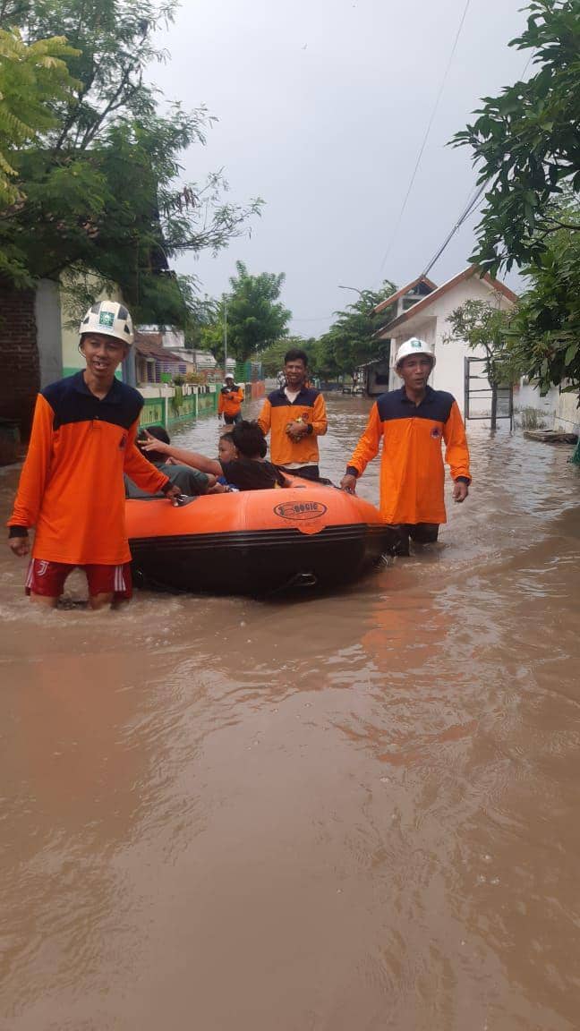Pasuruan dilanda Banjir dampak meluapnya sungai Welang Bangil. Dok. BPBD Jatim.