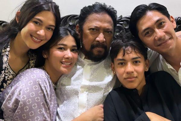 Keluarga Beda Agama, 7 Potret Lebaran Jamal Mirdad dan Anak-anaknya