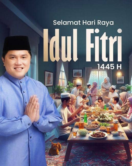 Deretan Ucapan Selamat Idul Fitri 2024 dari Menteri Ekonomi RI