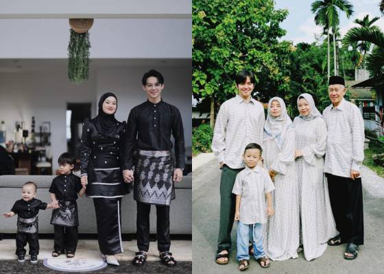 Gaya Artis Pria Saat Merayakan Idulfitri 2024 (Instagram.com/rey_mbayang | Instagram.com/angga)