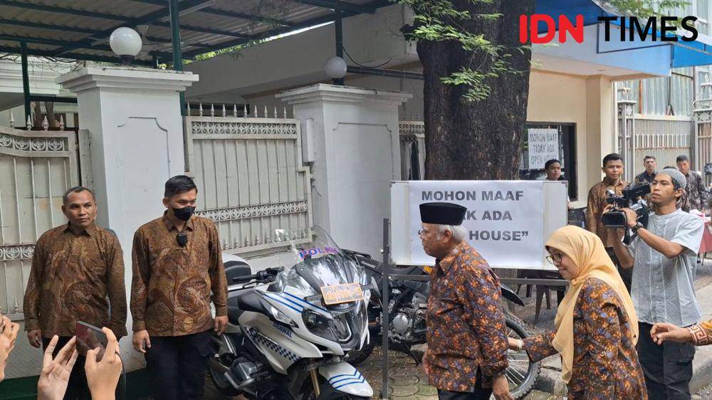 Suasana open house di rumah Megawati (IDN Times/Aryodamar)