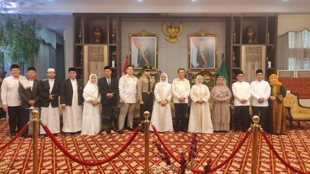 PJ Gubernur Sumsel melakukan open house di kediaman Griya Agung Palembang (Dok: istimewa)