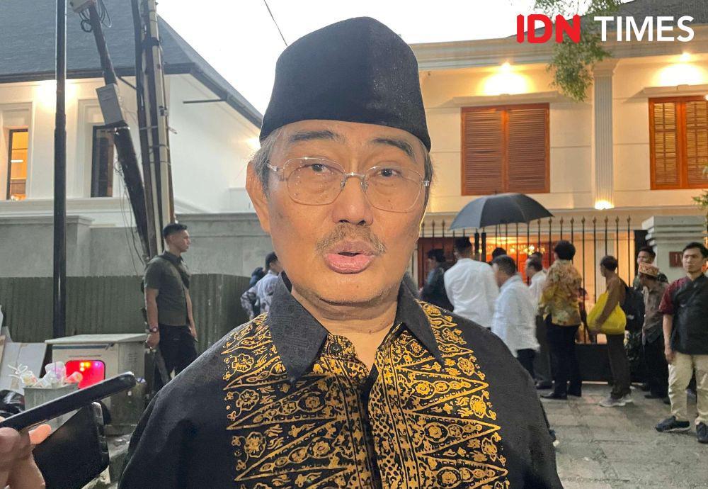 Sambangi Rumah Prabowo, Jimly Asshiddiqie: Ini kan Lebaran