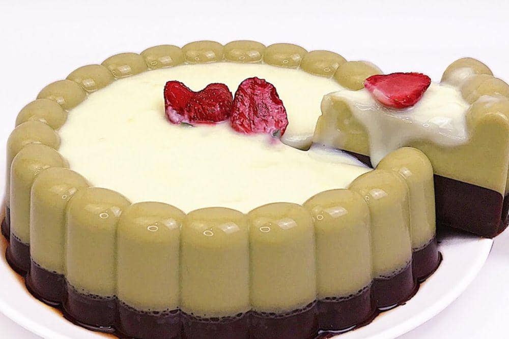puding cokelat matcha (YouTube.com/resepdenok)