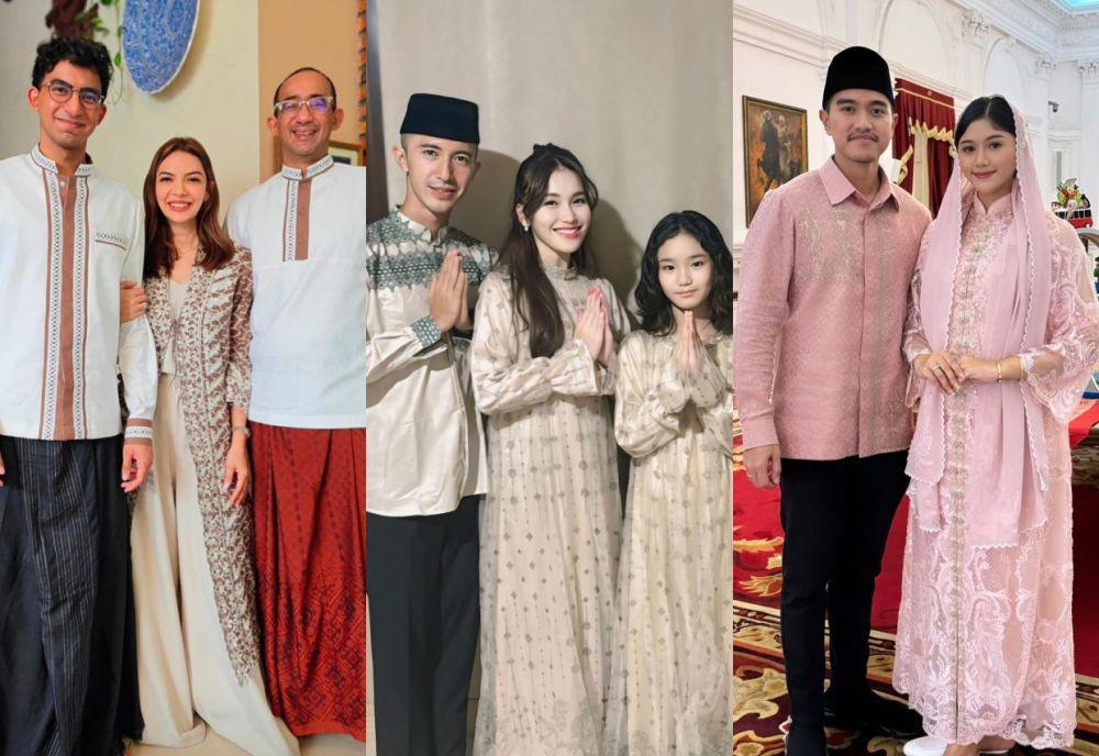 22 Gaya Artis dan Keluarganya di Lebaran 2024, Semuanya Kompak!