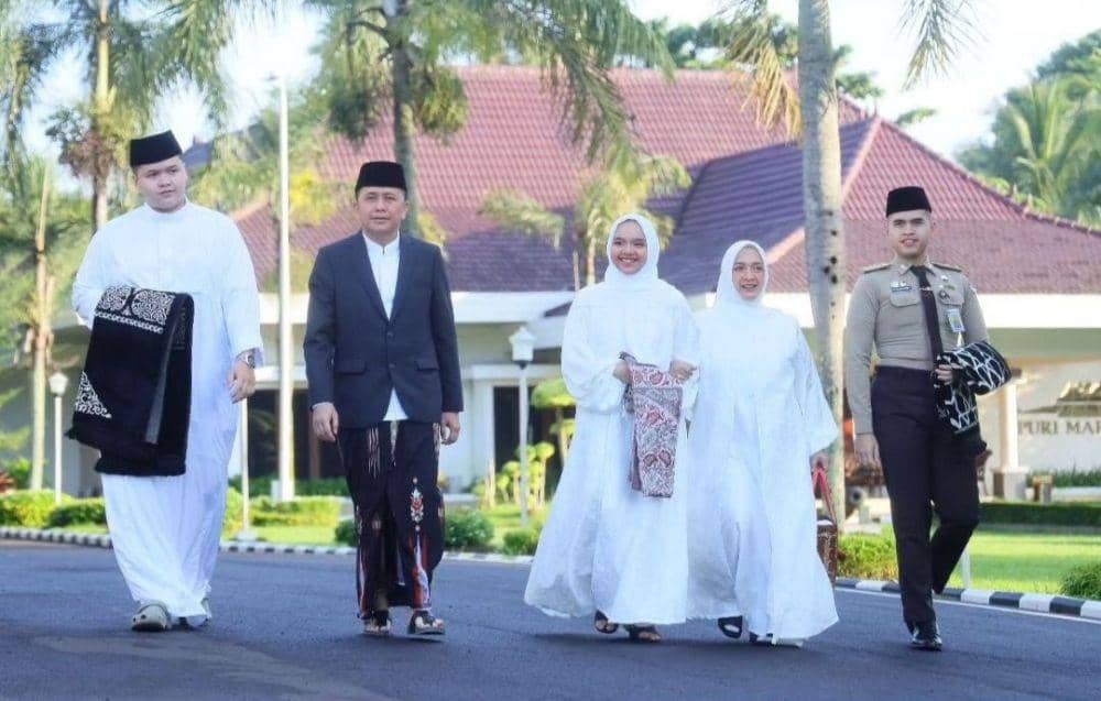 PJ Gubernur Sumsel melakukan open house di kediaman Griya Agung Palembang (Dok: istimewa)
