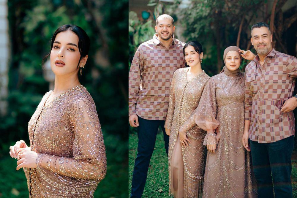 8 Gaya Busana Lebaran Keluarga Tasya Farasya, Shimmer dan Blink-Blink!