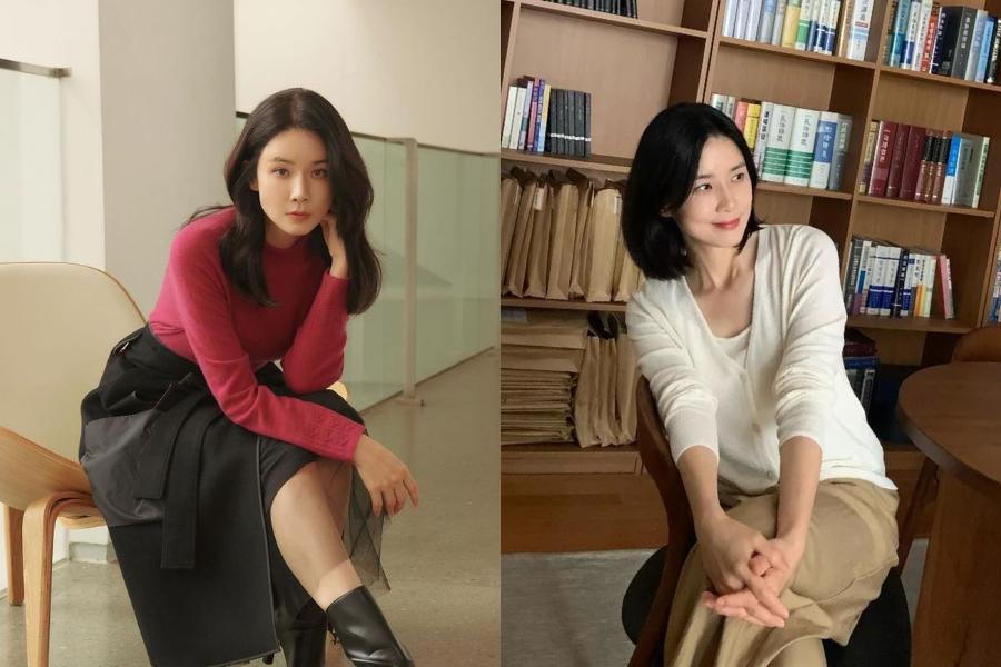 9 OOTD Lee Bo Young, Pemeran Moon Young di KDrama Hide