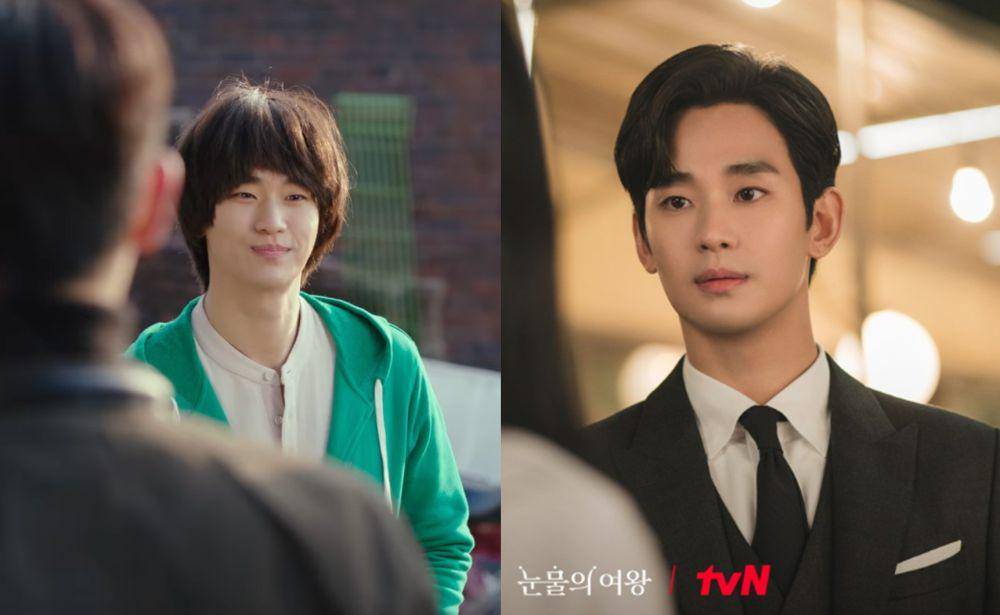 Kim Soo Hyun di drama Crash Landing on You dan Queen of Tears (Dok. Netflix/Crash Landing on You | Dok. tvN/Queen of Tears)
