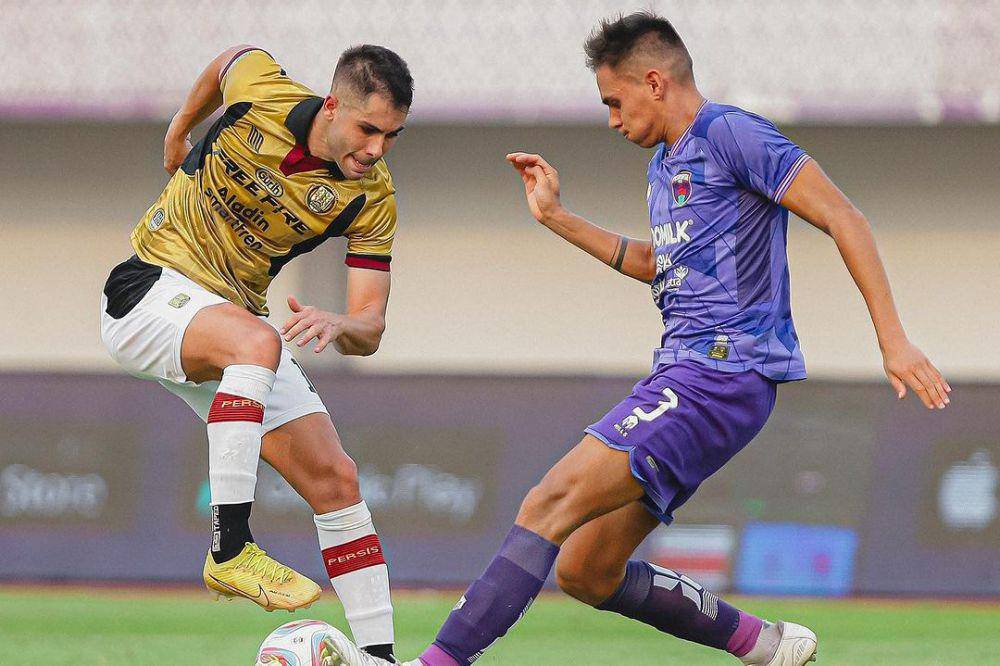 Persis Solo dalam laga menghadapi Persita Tangerang pada putaran pertama Liga 1 2023/2024. (instagram.com/persisofficial)