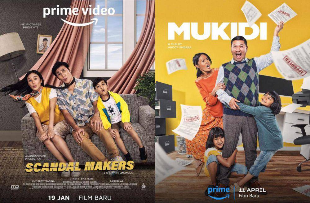 Film Komedi di Prime Video (dok. MD Pictures / Mukidi | dok. MD Pictures / Scandal Makers)