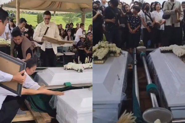 7 Momen Pemindahan Makam Melisha Sidabutar ke San Diego Hills