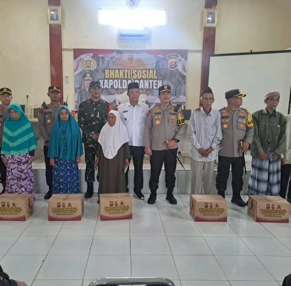 Bakti sosial Kapolda Banten (Dok.fecabookhumaspolsekcikande)