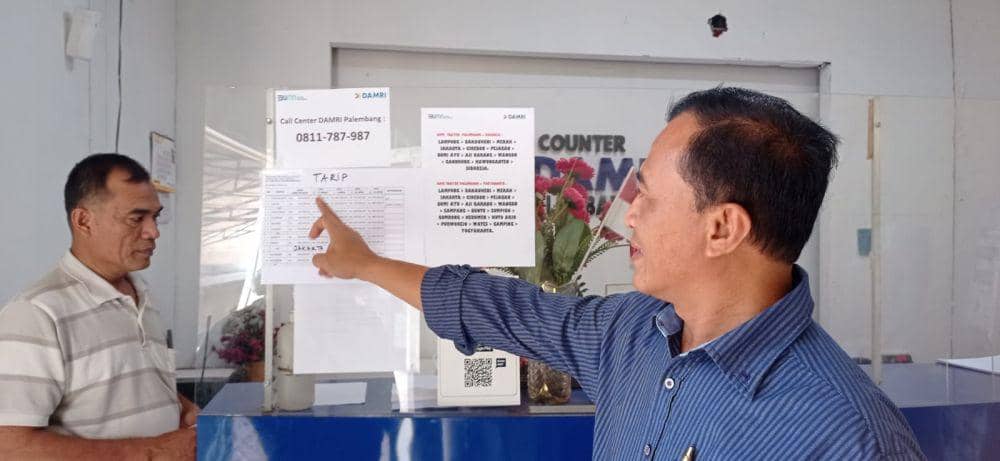 Manajer Operasional Perum Damri Palembang Muhajir (Dok: istimewa)