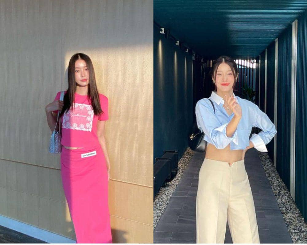 7 Inspirasi Outfit Warna Cerah ala Namtan Tipnaree