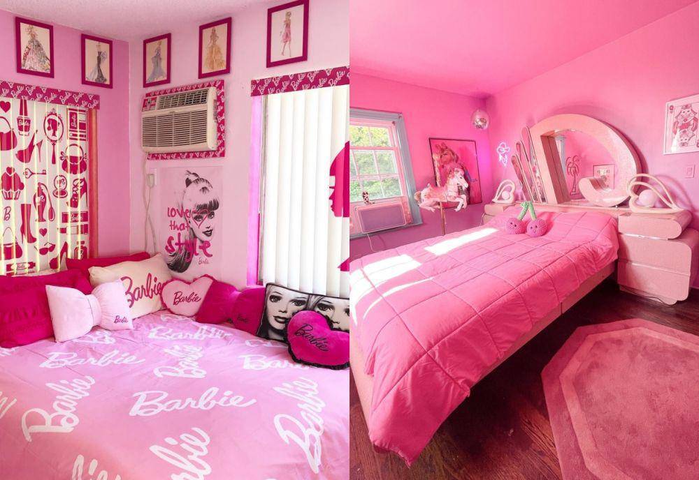 kamar tidur serba pink (instagram.com/azusabarbie | instagram.com/vintageshowspony)