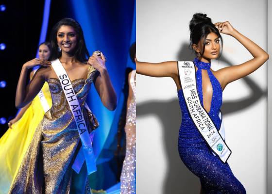 Potret Miss Supranational Afrika Selatan 2024 Bryoni Govender (Instagram.com/official_misssa | Instagram.com/bryoni.govender)