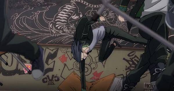 Kyotaro mengamuk di kelas barunya( Dok. CloverWorks / Wind Breaker )