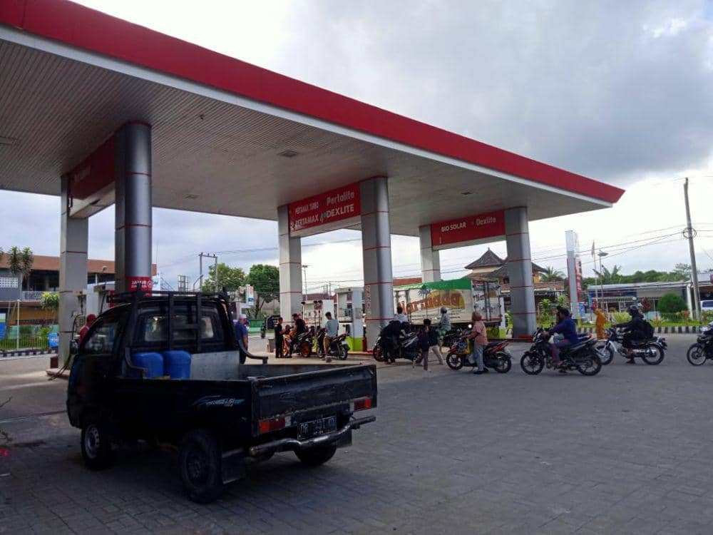 Salah satu SPBU di Lombok. (dok. Istimewa)