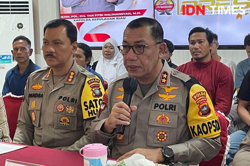 Kapolda Kepri, Irjen Pol Yan Fitri di Polreta Barelang (Dokumentasi LBH Mawar Saron Batam)
