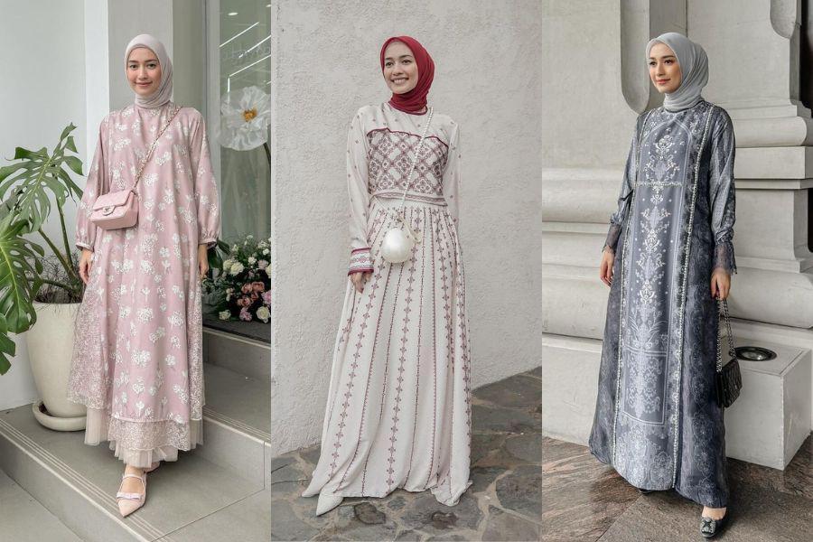 14 Gamis Muslim Kekinian ala Mega Iskanti, Mana Favorit Kamu?