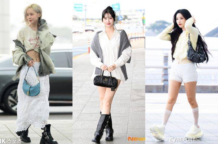 padu padan outfit putih ala idol Korea (dok. MK Sports/Kim Young Gu) | (dok. Newsen/Ji Soo Jin) | (dok. TV Report/Oh Min Ah)