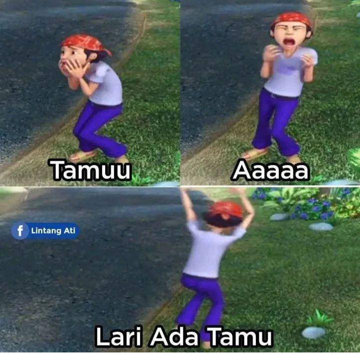 meme nolep saat Lebaran (instagram.com/radjaherp)