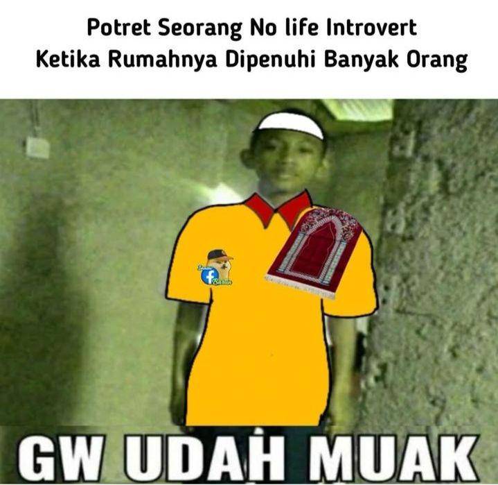 meme nolep saat Lebaran (instagram.com/lawakscience)