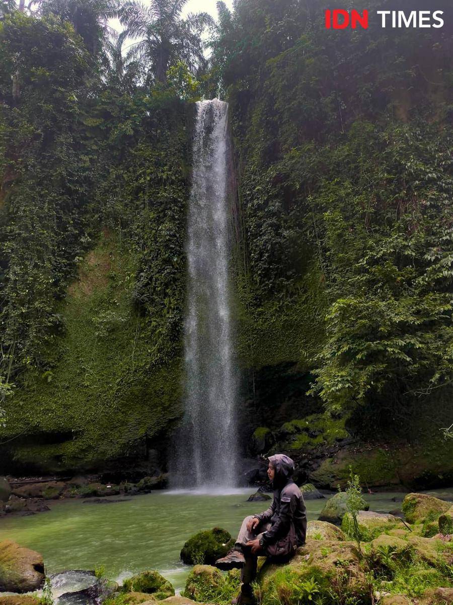 Air terjun Widuri, dapat ditempuh 15 menit dari air terjun Bahuri (IDN Times/Eko Agus Herianto)